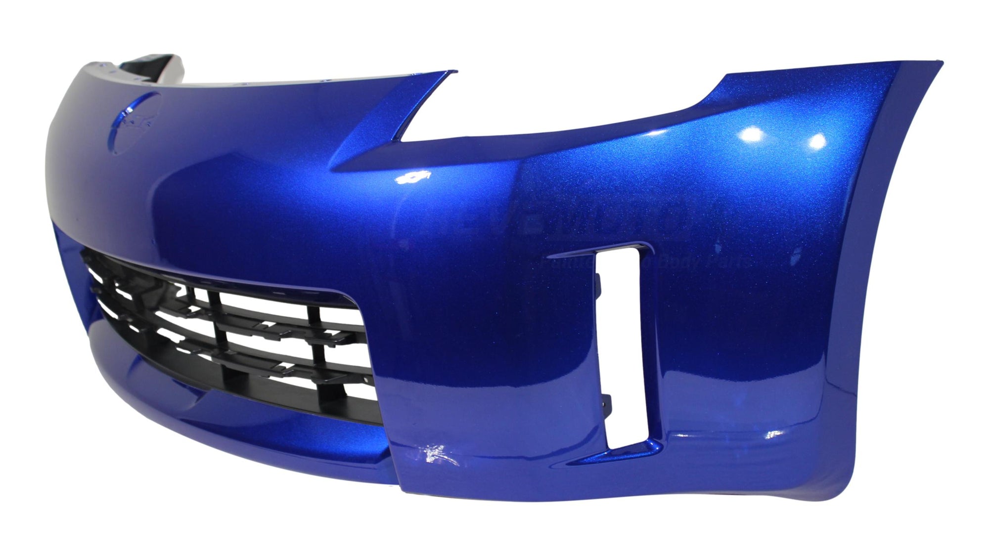 2006-2009 Nissan 350Z Front Bumper Painted Daytona Blue Metallic/Metallic Blue Line (B17) FBM22CF40H NI1000234