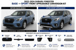 2022–2024 Subaru Forester Base to Sport Front Appearance Conversion Kit | Painted to Match, Ready to Install