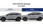 2023-2025 Kia Sportage Fender Flares Painted (US Built | Set of 4) Complete Kit, Front and Rear