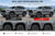 2023-2025 Toyota Sequoia SR5 Textured Fender Flare Conversion Kit (Set of 6) | Painted to Match, Ready to Install