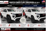 2023-2026 GMC Canyon Painted Fender Flare Painted (OEM; Set of 4) | Painted to Match, Ready to Install - Abalone White Pearl (WA140K)