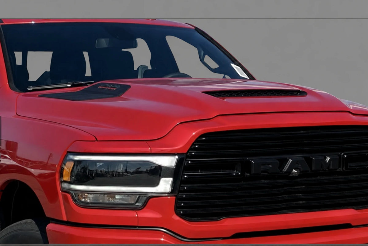 2023-2026 Ram 2500/3500 Sport Hood Painted for Sale 68534237AC Replaces: 68534237AB Agriculture Red Code: P61