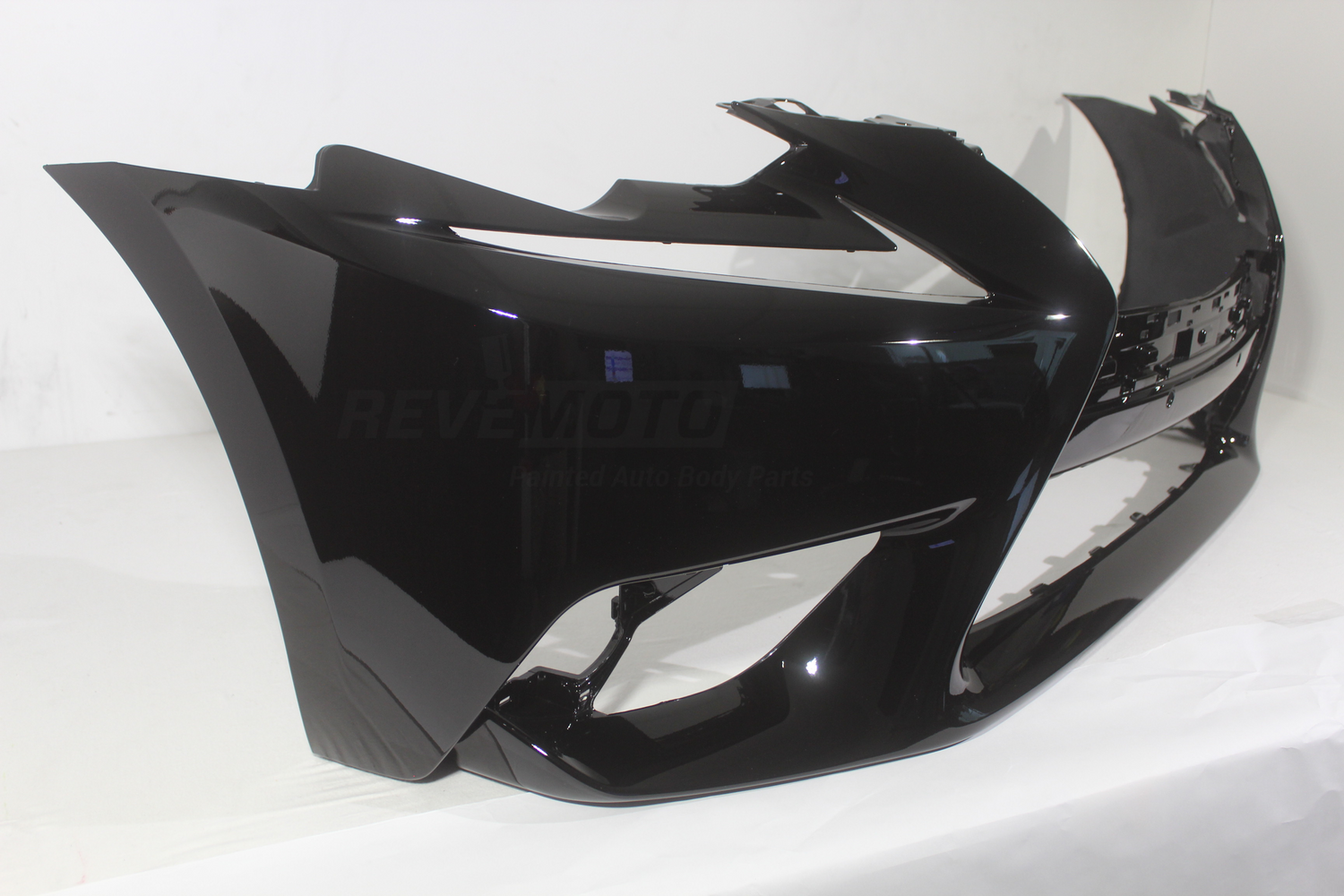 202372014-2015 Lexus IS250 Front Bumper Painted (Sedan | WITHOUT: F-Sport) Obsidian (212) 521195E904 ReveMoto Painted Auto Parts Replacement 
