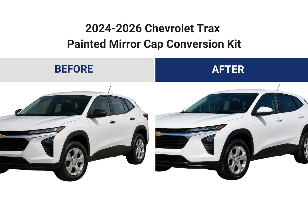2024-2026 Chevrolet Trax LS Painted Mirror Cap Conversion Set