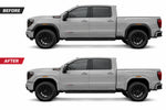 2024-2026 GMC Sierra AT4X Painted Fender Flare Conversion (OEM; 2500HD | Set of 4) | Painted to Match, Ready to Install