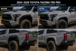 2024-2026 Toyota Tacoma TRD Pro Fender Flare Conversion | Gloss Black to Painted to Match | OEM | Set of 4  