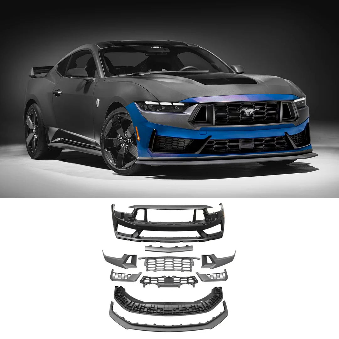 2024–2026 Ford Mustang Dark Horse Style Front Bumper Conversion Kit