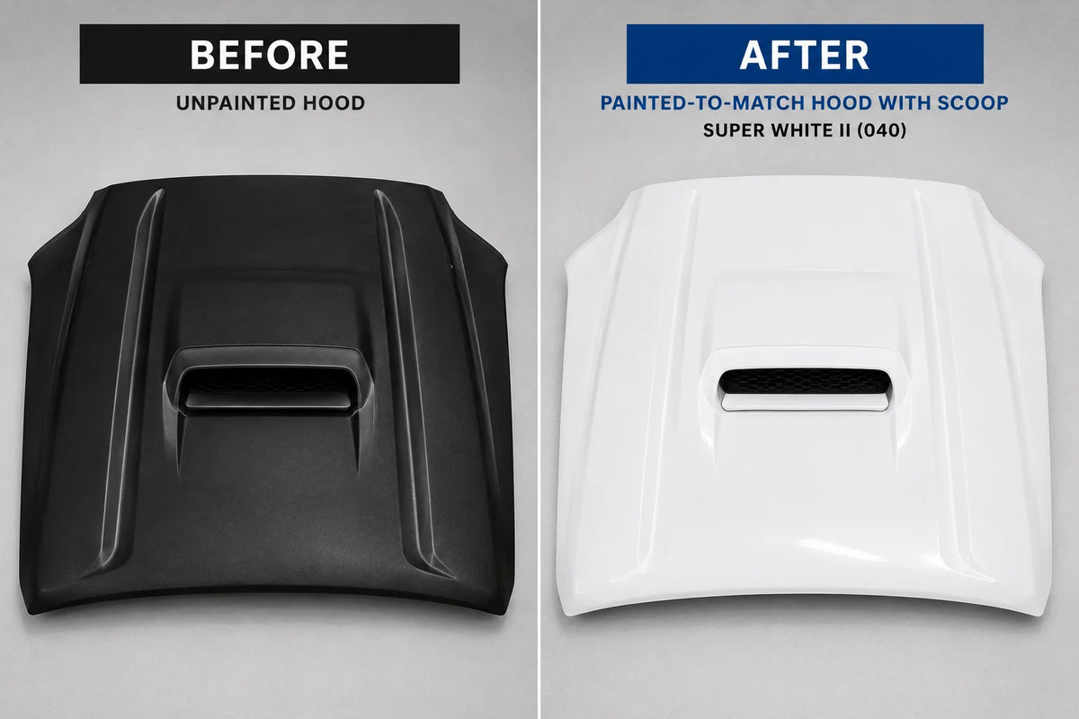 2025-2026 Toyota 4Runner Hood Painted - Unpainted to Painted Hood with scoop | 5330135250