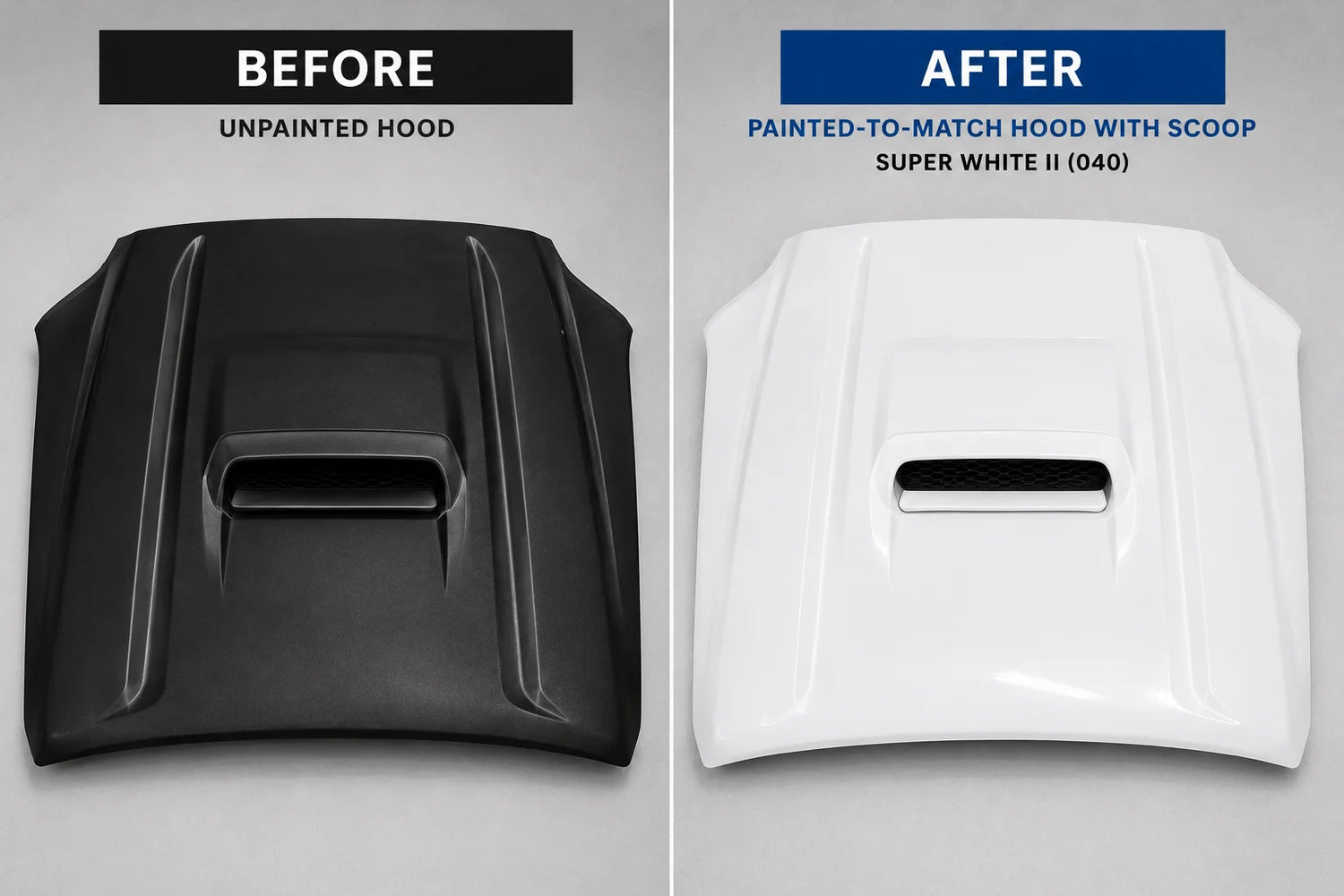 2025-2026 Toyota 4Runner Hood Painted - Unpainted to Painted Hood with scoop | 5330135250