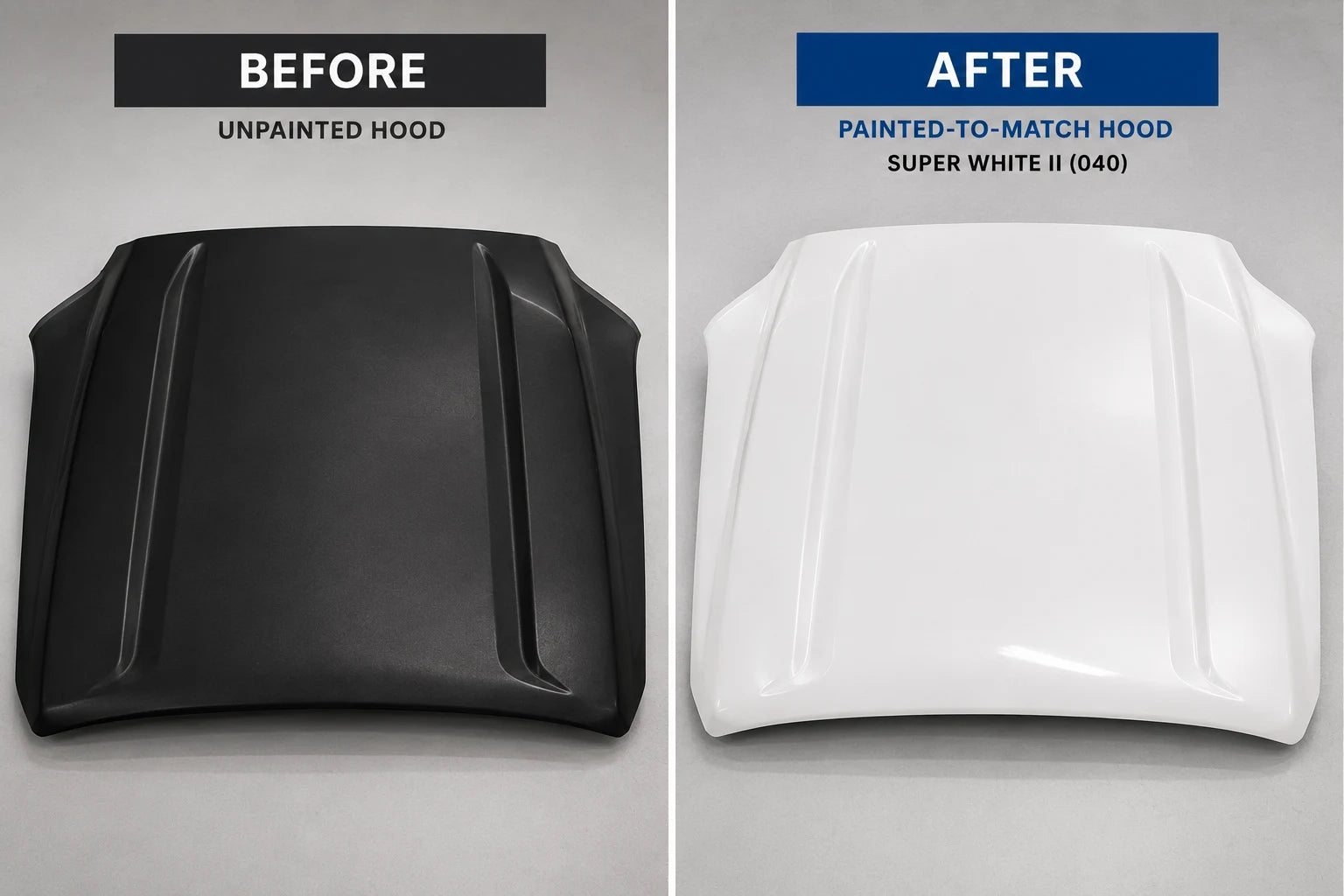 2025-2026 Toyota 4Runner Hood Painted - Unpainted to Painted Hood without scoop | 5330135240