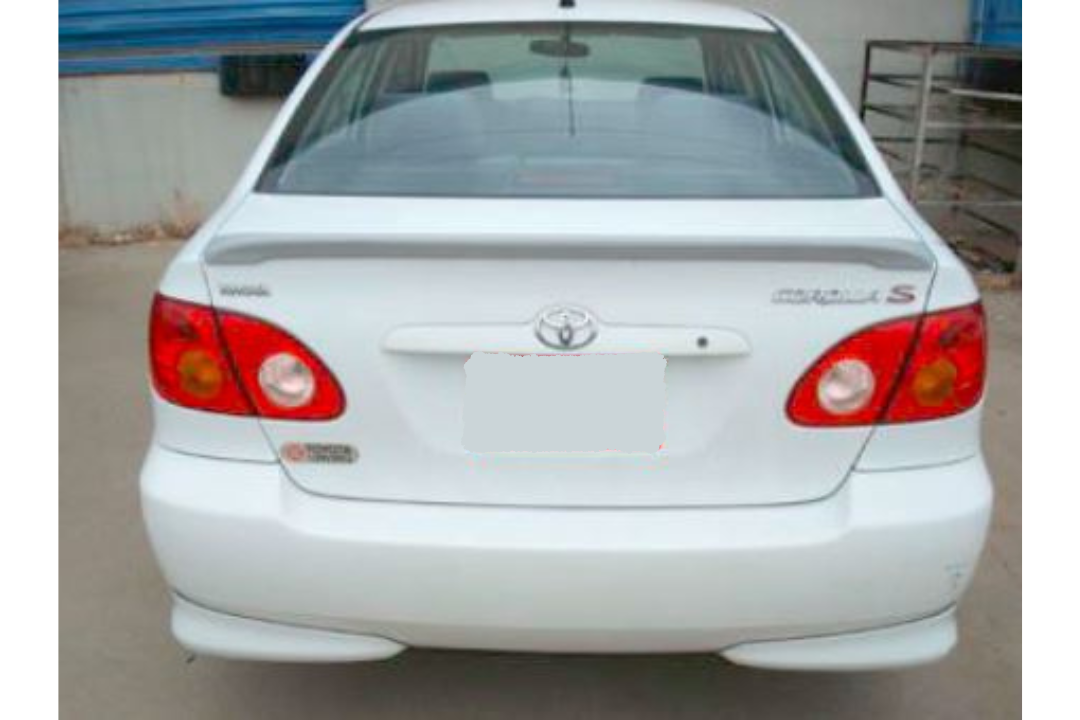 2005 Toyota Corolla Spoiler Painted ABS202
