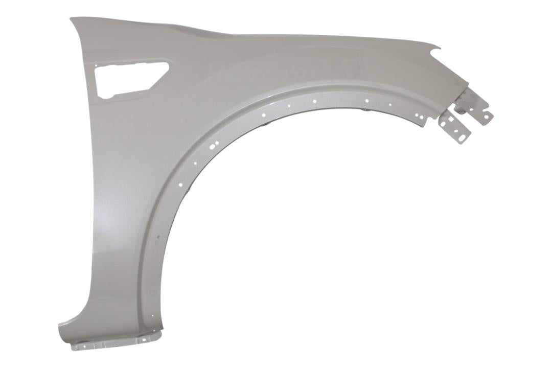 Painted Fender for Painted Fender for 2019-2023 Ford Ranger (Righ; Passenger-Side) White Platinum Pearl (UG) KB3Z16005A/LB3Z16005A FO1241326 ReveMoto Painted Auto Body Parts Replacement