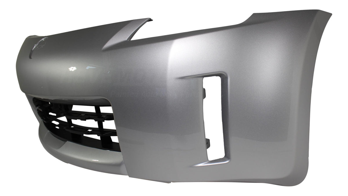 2006-2009 Nissan 350Z Front Bumper Painted Liquid Platinum Metallic (K23) FBM22CF40H NI1000234