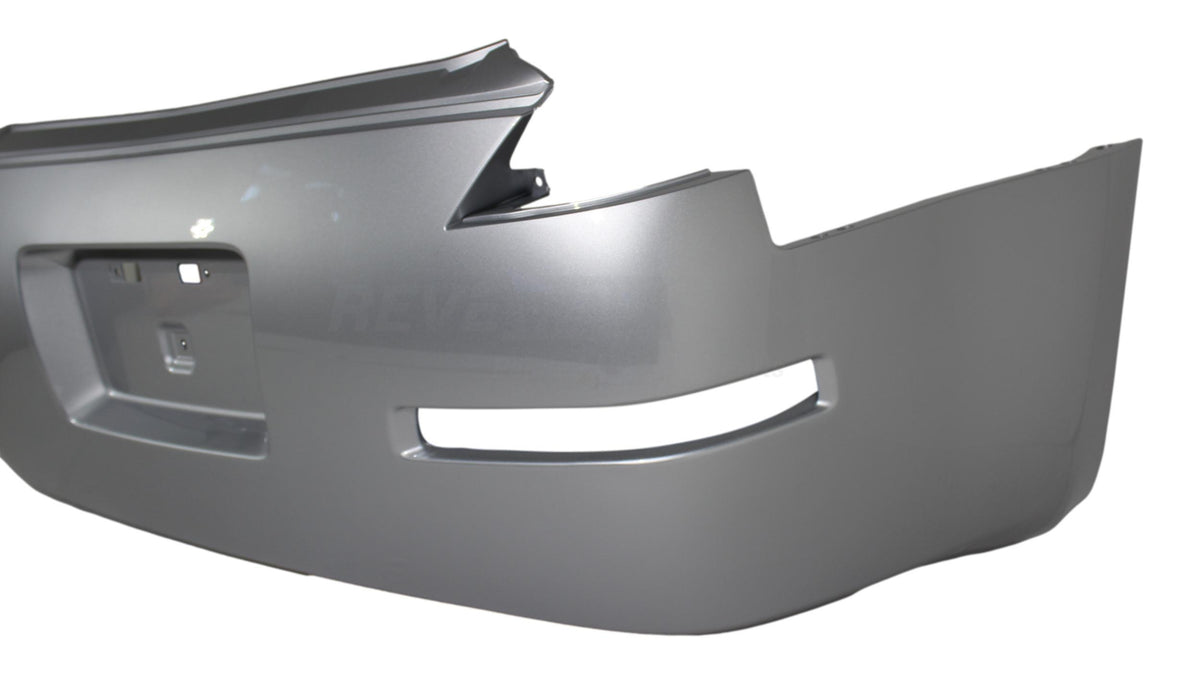 2003-2009 Nissan 350Z Rear Bumper Painted (Base/35th Anniversary/Touring/Enthusiast Models) Liquid Platinum Metallic (K23) HEM22CF41H NI1100281