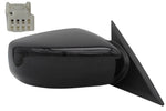 Painted Side View Mirror for 2013-2018 Nissan Altima Right Passenger-Side Black Obsidian (KH3) 963013TH0A 