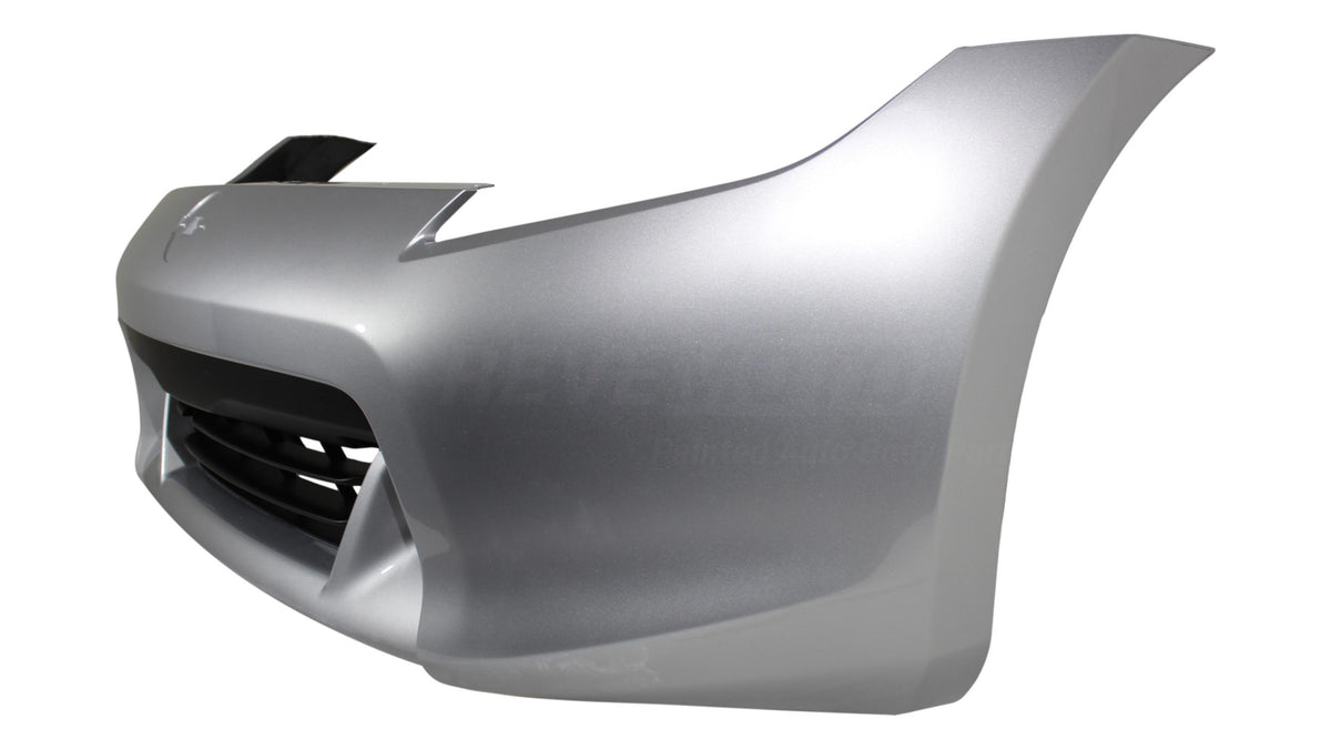 2009-2012 Nissan 370Z Front Bumper Painted WITH- Sport Package (Except Nismo) Liquid Platinum Metallic (K23) FBM221EA1H NI1000267