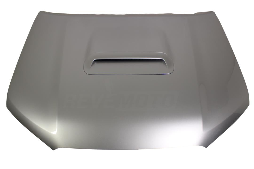 2010-2023 Toyota 4Runner Painted Hood and Scoop Conversion Kit Classic Silver Metallic (1F7)
