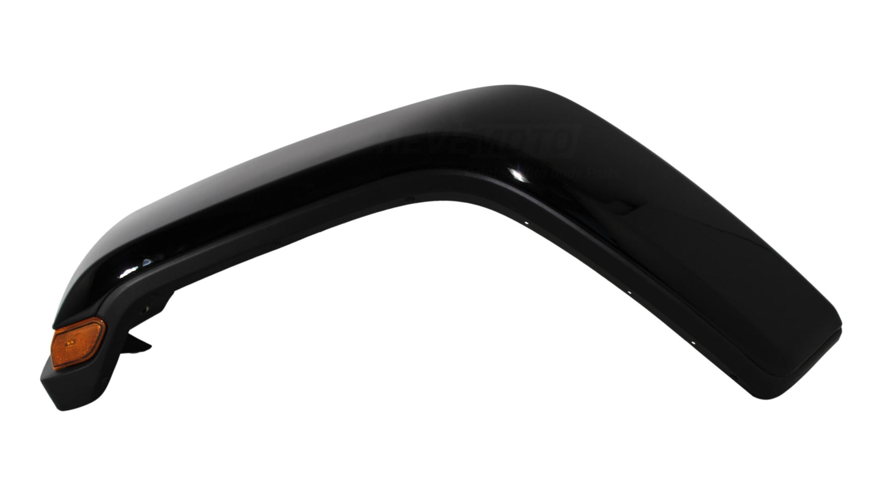 21367A - 2020-2025 Jeep Gladiator Front Fender Flare Painted (Off-Road Tires; WITH: LED Lamps | Driver-Side) Black (PX8) 6CE83TZZAH ReveMoto Painted Auto Parts Replacement