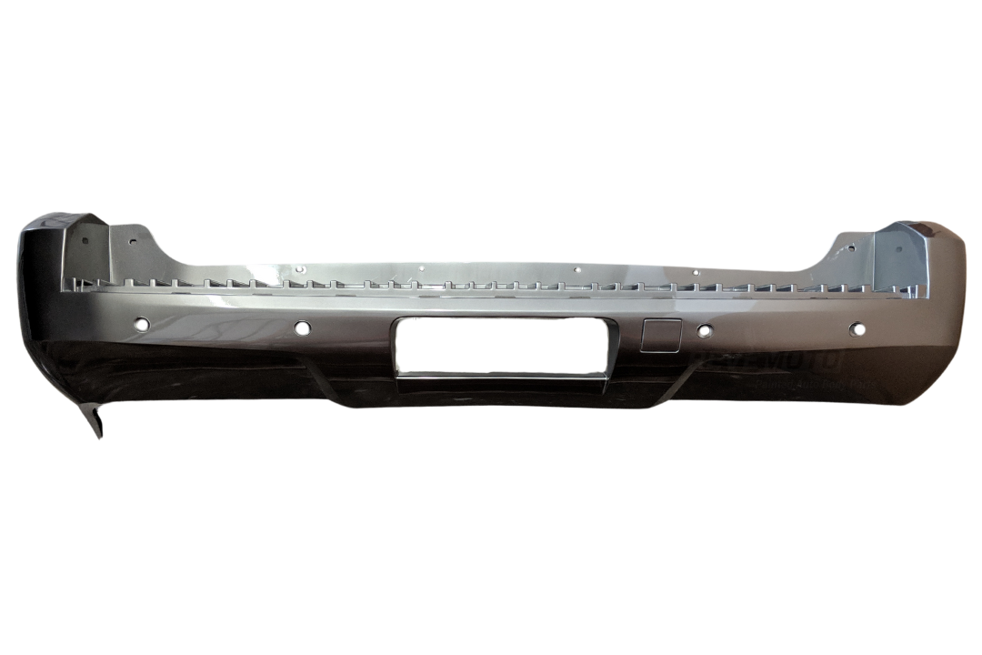 2007-2014 GMC Yukon Rear Bumper Painted (SLE SLT Models) Graystone Metallic (WA213M) 20951794 GM1100785
