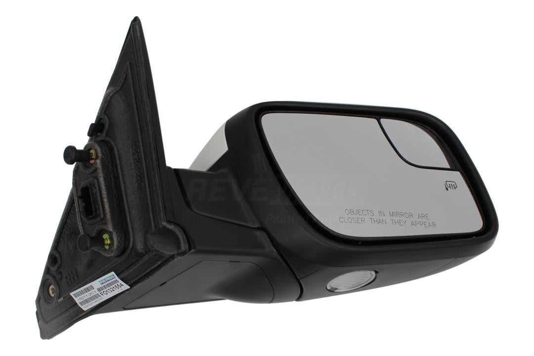 2016-2019 Ford Explorer Side View Mirror Painted (Right, Passenger-Side) White Platinum Pearl (UG) GB5Z17682BCPTM FO1321554 Front View