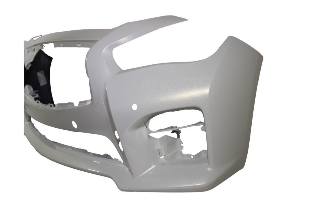 Painted Front Bumper Cover for 2014-2017 Infiniti Q50 Sport Front Bumper - Moonlight White Pearl (QAA) 620224HE0H/ N1000259 ReveMoto Painted Auto Body Parts Replacement