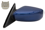 Painted Side View Mirror for 2013-2018 Nissan Altima Left Driver-Side Blue Pearl (RAY) 963023TH0A NI1320223 