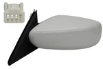 Painted Side View Mirror for 2013-2018 Nissan Altima Left Driver-Side 
White Pearl (QAB) 963023TH0A NI1320223