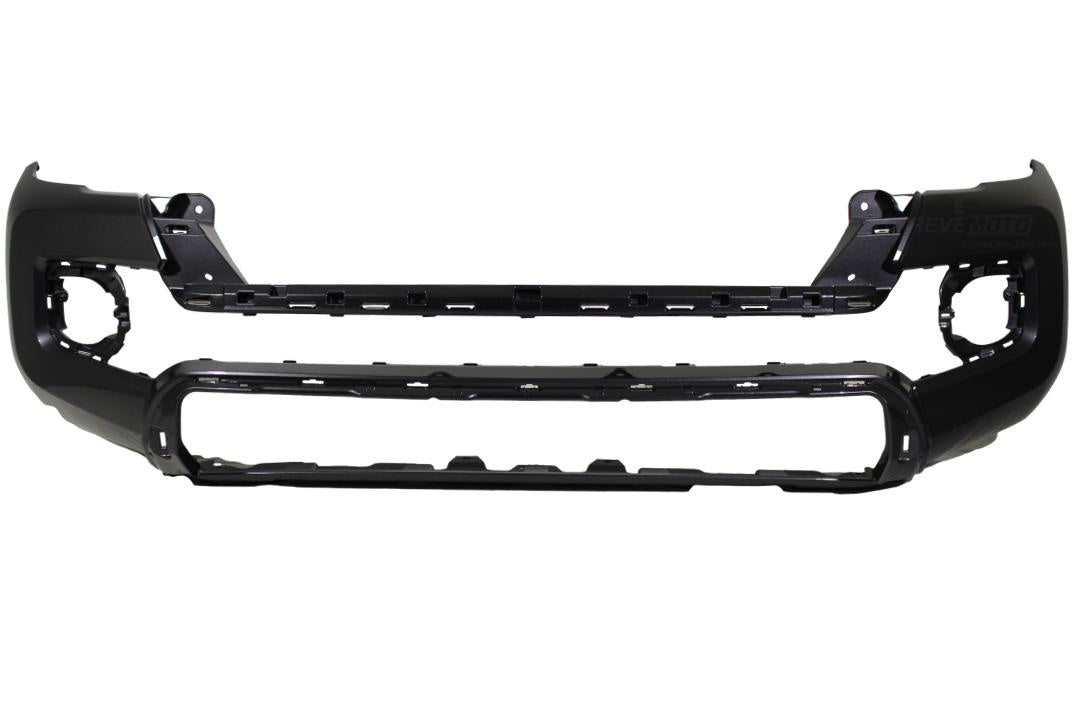 2016-2023 Toyota Tacoma Front Bumper Painted (Limited, TRD Off-Road, TRD Pro, TRD Sport, Trail Special Edition Models) Magnetic Gray Metallic (1G3) 5211904907 TO1000414