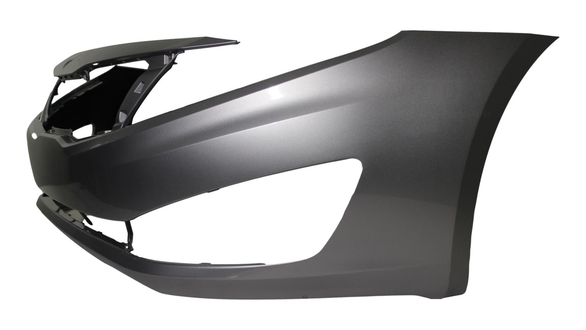 2012-2013 Kia Optima Front Bumper Painted USA Built; EX/LX Models | WITHOUT- Tow Hook Hole (Except SX Model) Bright Silver Metallic (3D) 865114C000 KI1000161