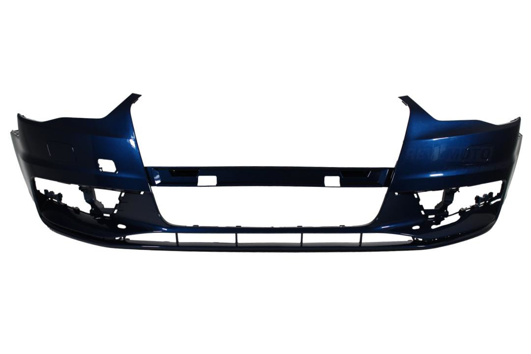 2015-2016 Audi A3 Front Bumper Painted (WITHOUT: S-Line) Scuba Blue Metallic (LX5Q) 8V5807065GRU_AU1000218