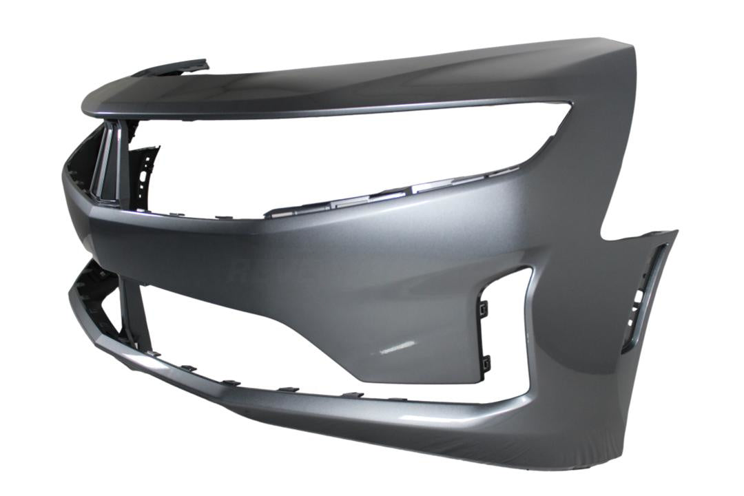 2019-2024 Chevrolet Camaro Front Bumper Painted (WITH: Performance Package) Satin Steel Gray Metallic 3 (WA464C) 84543060