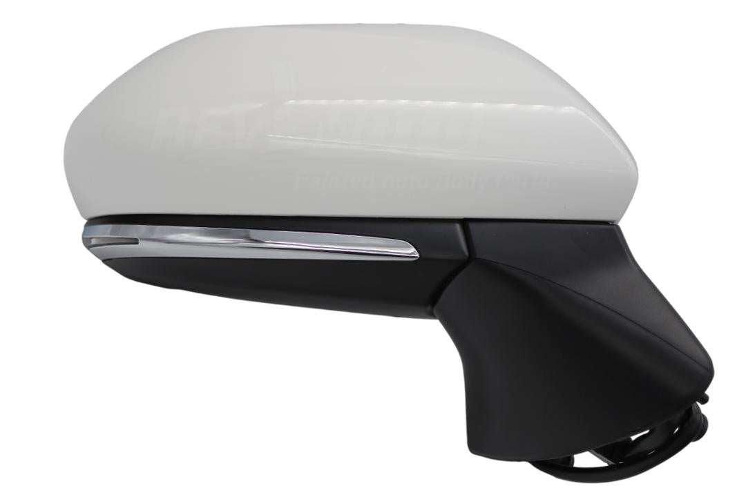 2018-2024 Toyota Camry Side View Mirror Painted (US/Japan Built | WITH: Heat) Super White (040) Passenger Side 8791006840_TO1321368