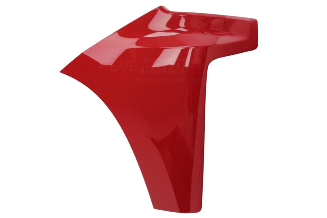 2019-2022 Chevrolet Silverado Front Bumper End Cap Extension Painted (Passenger-Side | Mexico Built) Pull Me Over Red (WA130X) 84658122_GM1017111