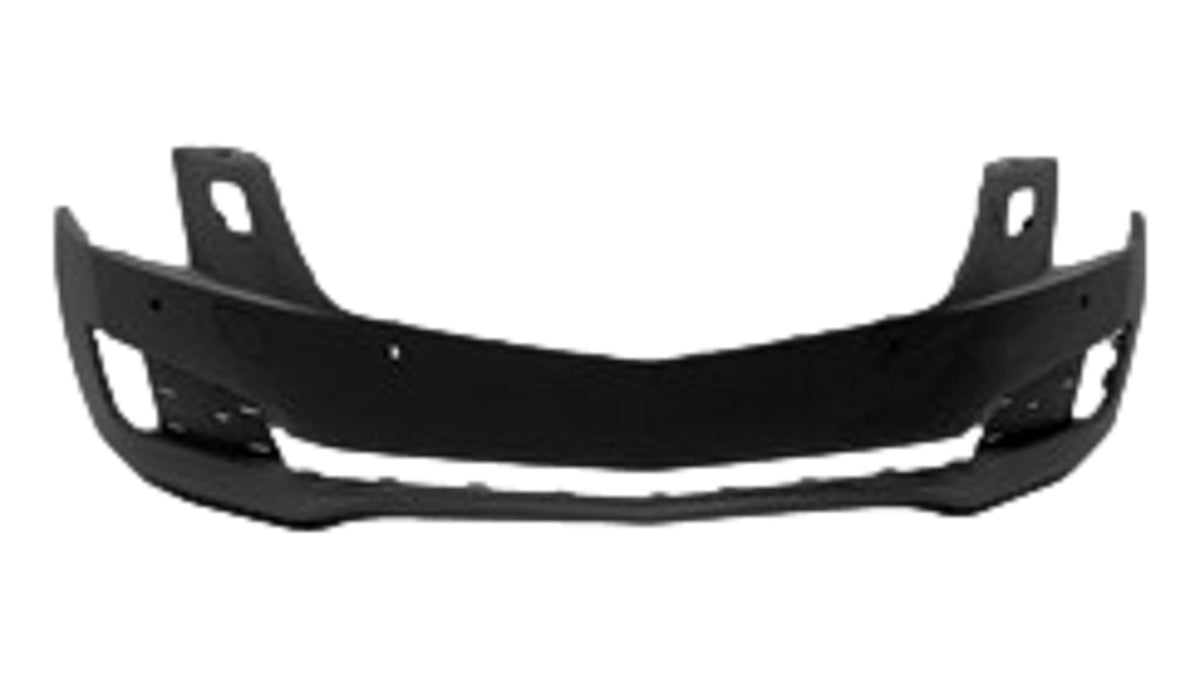 2015-2019 Cadillac ATS : Front Bumper Painted (Coupe | WITH: Park Assist Sensor Holes and Adaptive Cruise) 23446062