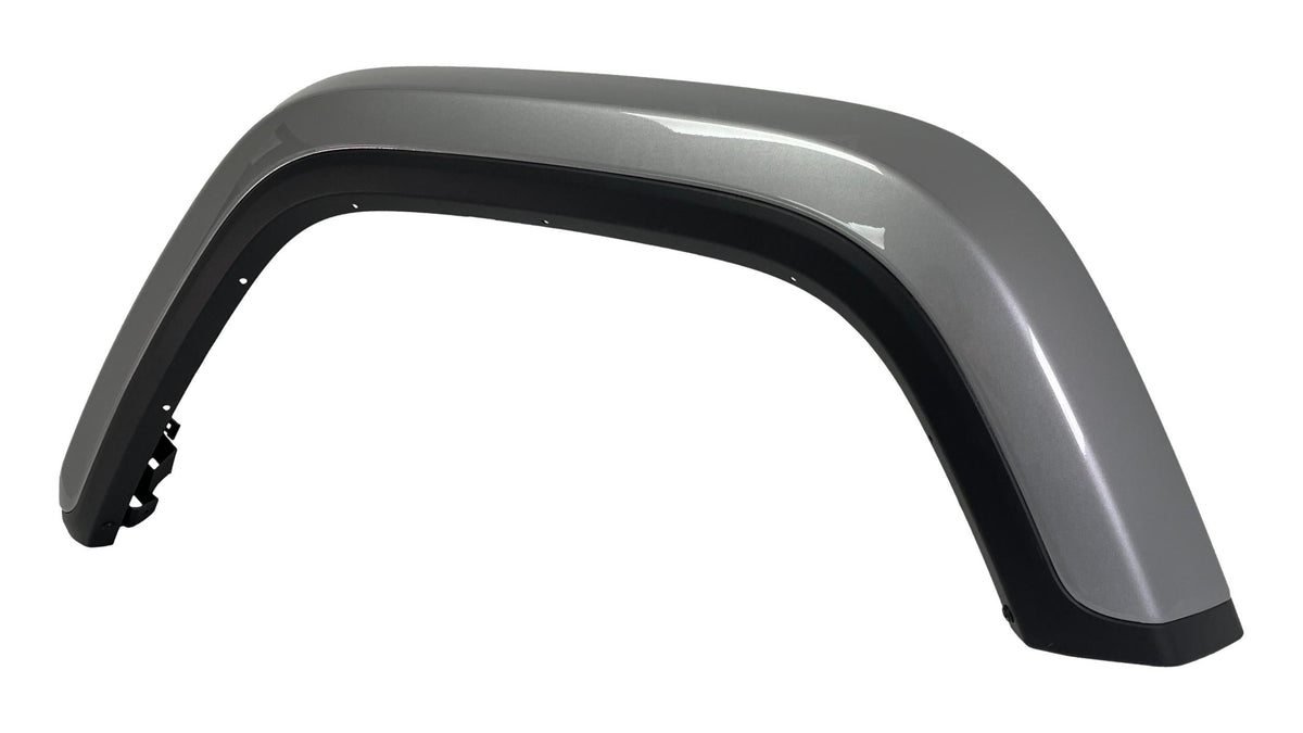 2018-2025 Jeep Wrangler Rear Fender Flare Painted (Rubicon, Sport, Sport S Model) Billet Silver Metallic (PSC)