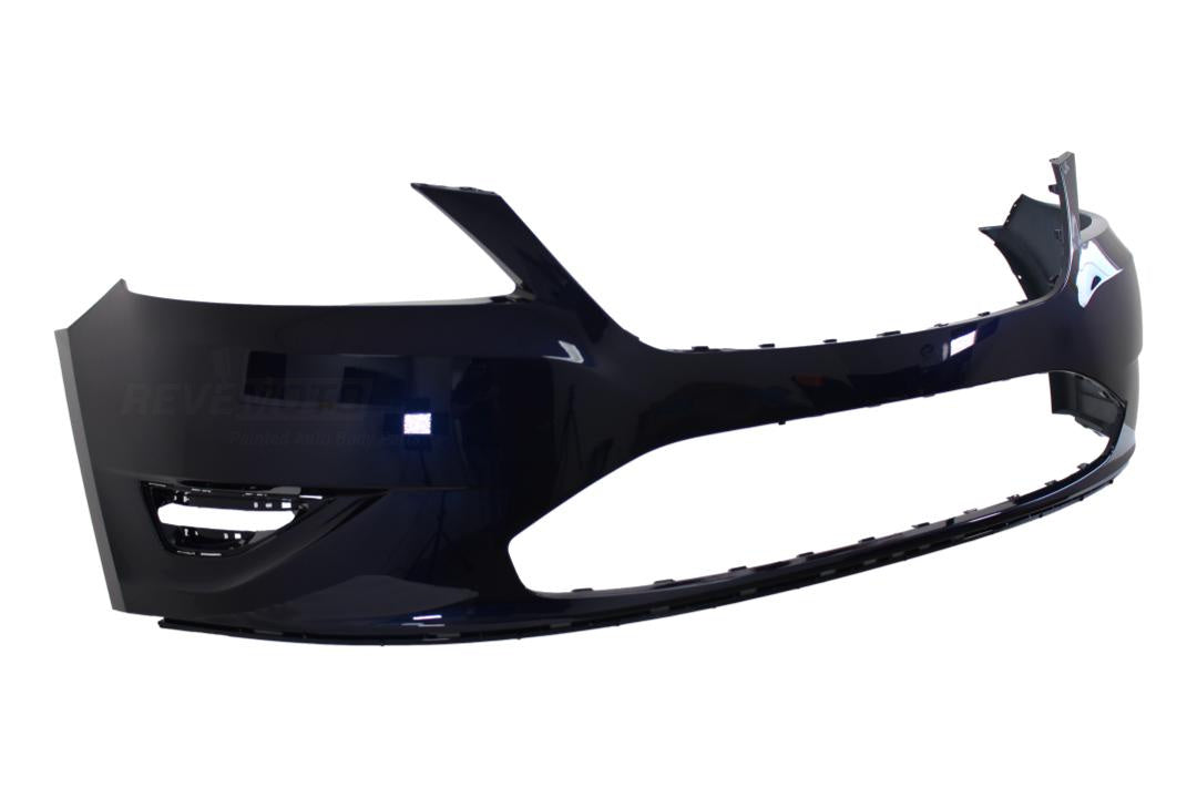 2010-2012 Ford Taurus Front Bumper Painted Kona Blue Metallic (L6) | Limited, SE, SEL, SHO Models AG1Z17D957AAPTM FO1000651 Side View
