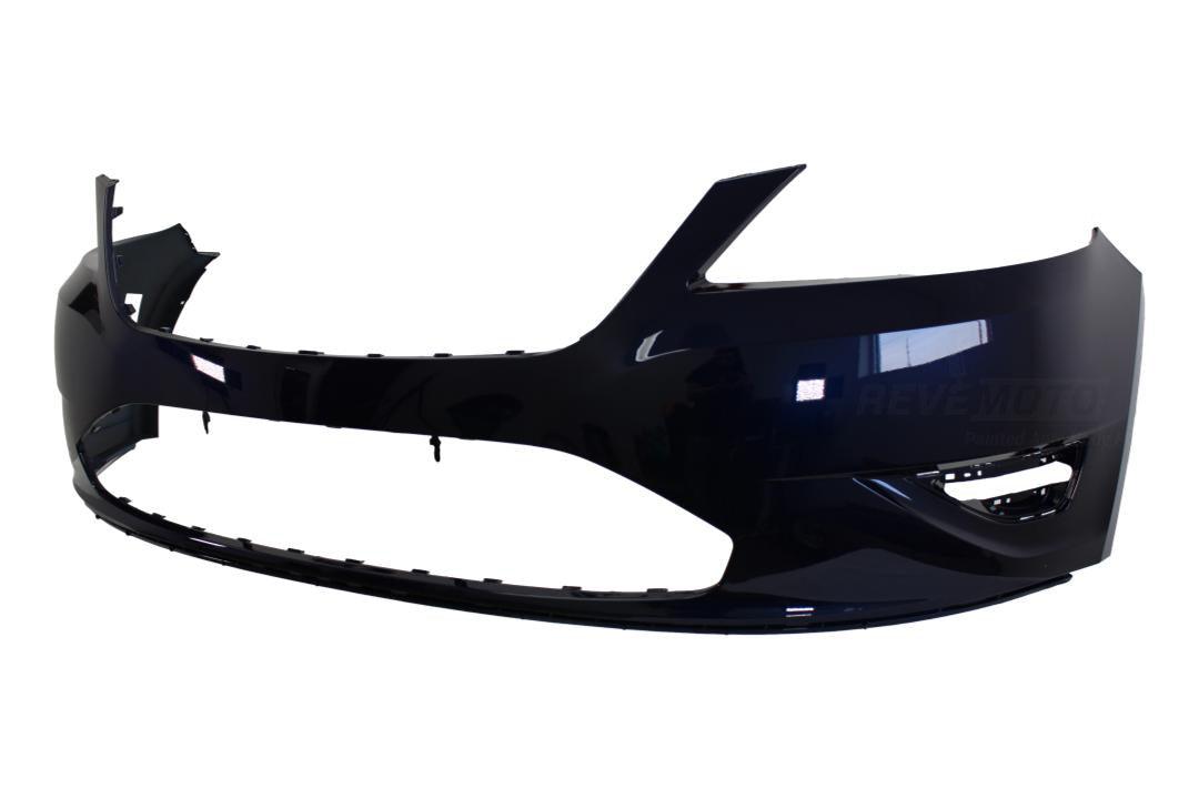 2010-2012 Ford Taurus Front Bumper Painted Kona Blue Metallic (L6) | Limited, SE, SEL, SHO Models AG1Z17D957AAPTM FO1000651 Side View