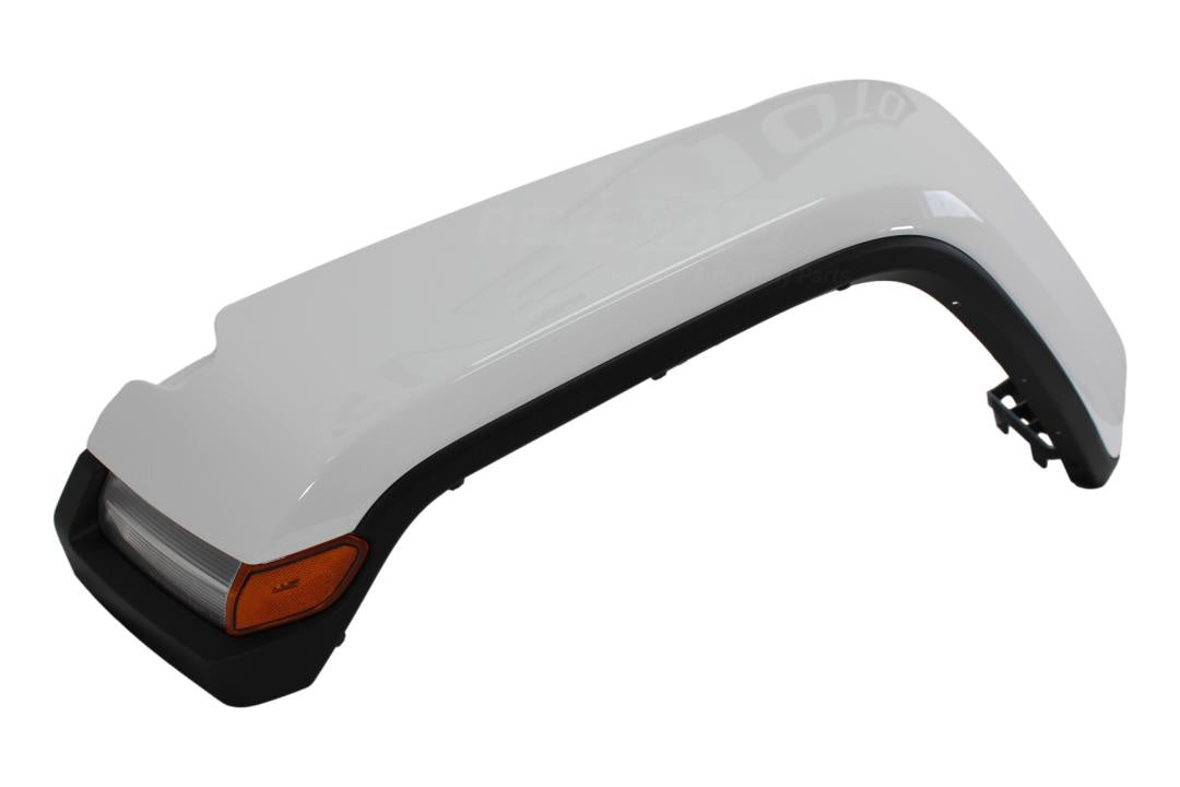 2018-2025 Jeep Wrangler Front Fender Flare Painted (Off-Road Tires; WITH: LED Lamps | Driver-Side)