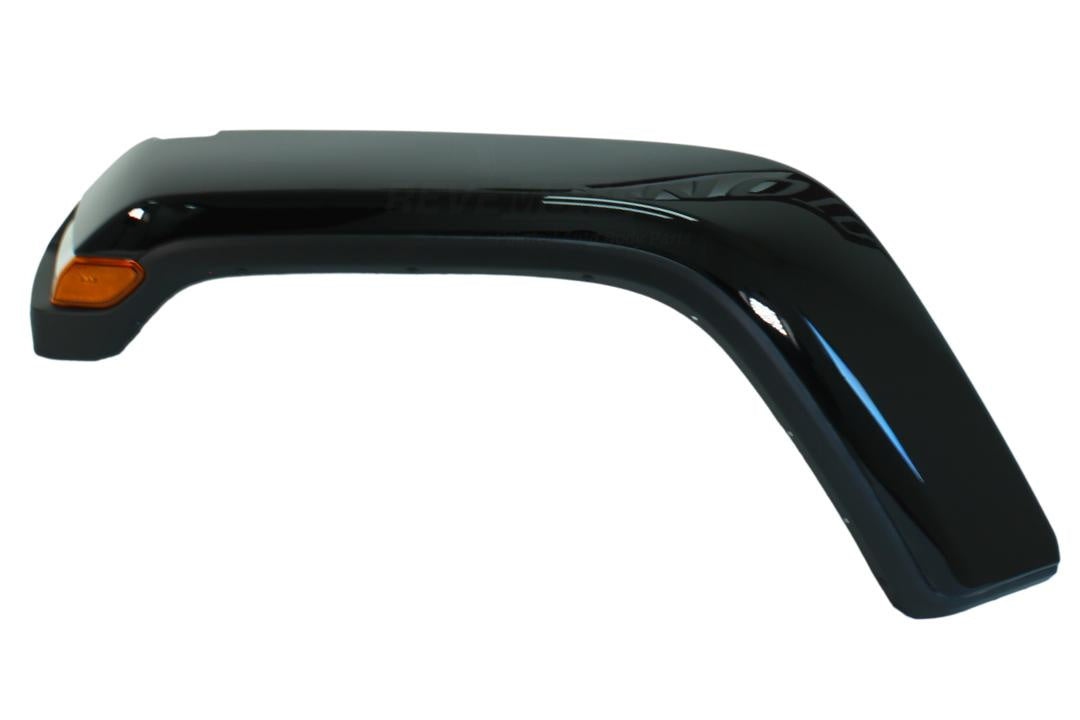 2018-2023 Jeep Wrangler Front Fender Flare Painted (WITHOUT: LED Lamps | Driver-Side) Black (PX8) 6AD67TZZAH