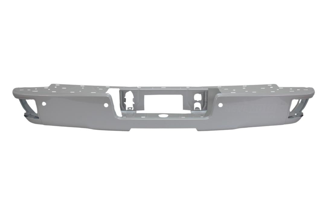 2014-2019 GMC Sierra Rear Bumper Painted (1500) Abalone White Pearl (WA140X) 23112252_GM1102563 