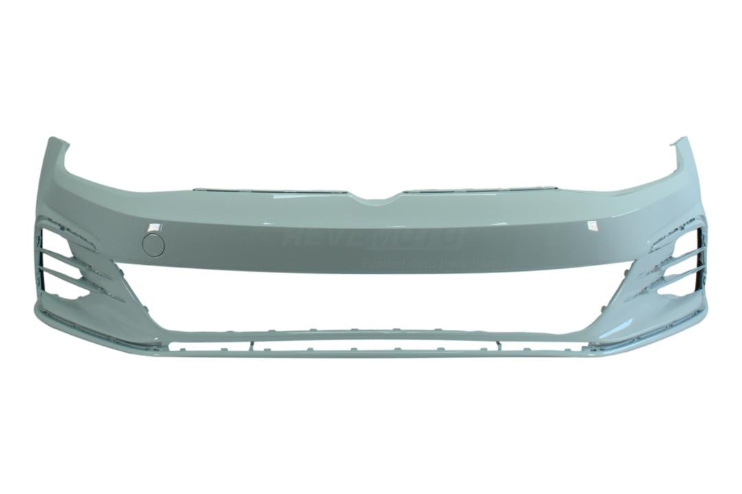 2018-2021 Volkswagen GTI Front Bumper Painted Pure White (LC9A) 5GM807217BRGRU VW1000241 ReveMoto Painted Auto Parts Replacement