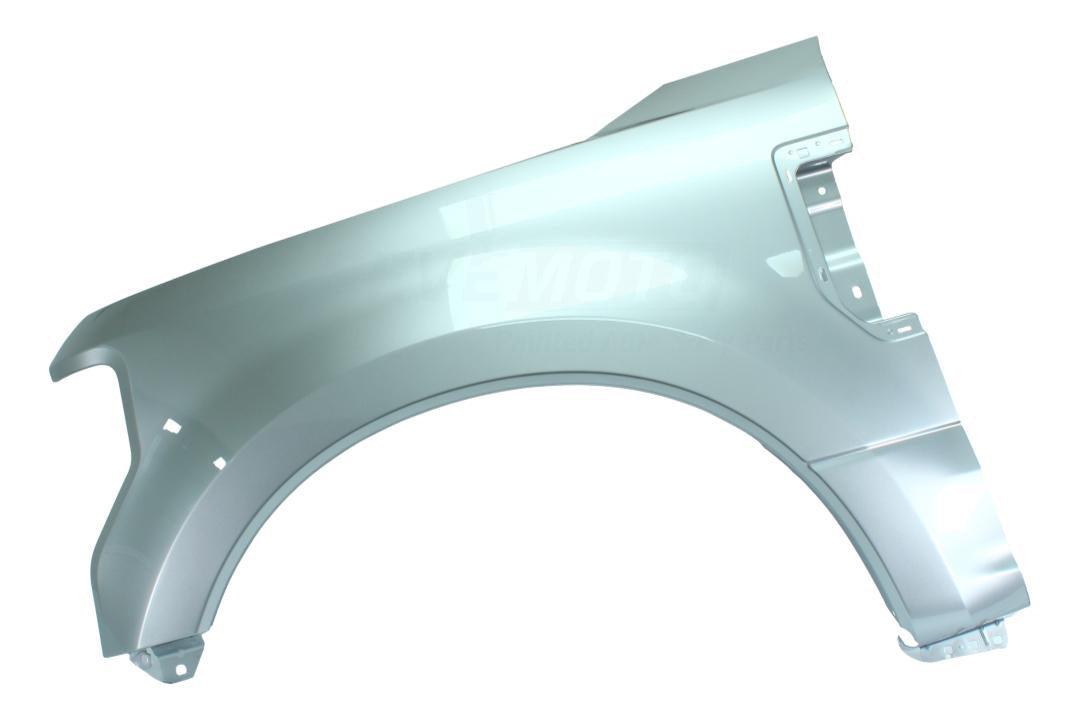 23998 - 2020-2022 Ford F250 Fender Painted (Driver-Side) Iconic Silver Metallic (JS) WITHOUT Wheel Opening Molding Holes LC3Z16006A FO1240330