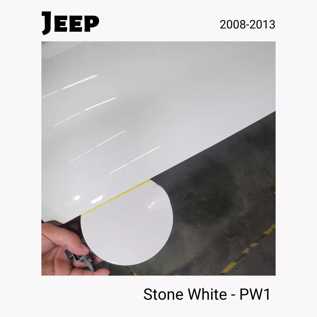 Jeep Paint Code PW1 (Stone White) - ReveMoto Custom Paint Match