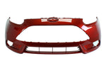 2013-2014 Ford Focus Front Bumper Painted (For ST Hatchback Models) Ruby Red Metallic (RR) |CM5Z17D957BBPTM ReveMoto Painted Auto Parts Replacement