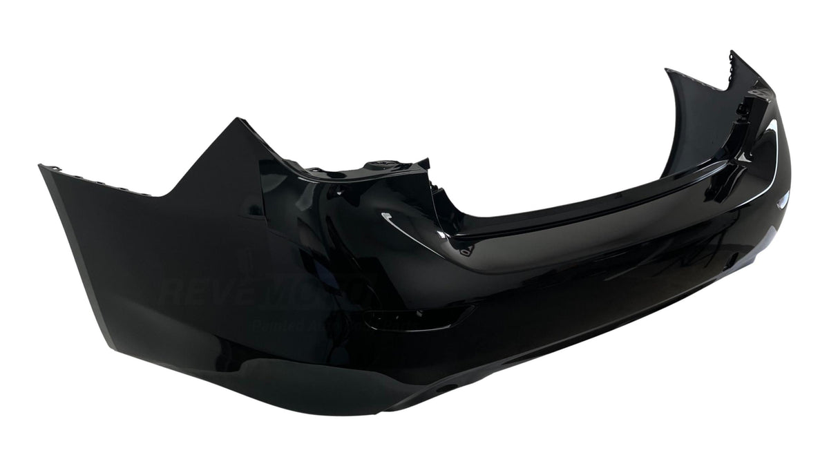 24632 - 2014-2017 Infiniti Q50 Rear Bumper Painted Black Obsidian (KH3) 850224GA0H IN1100152