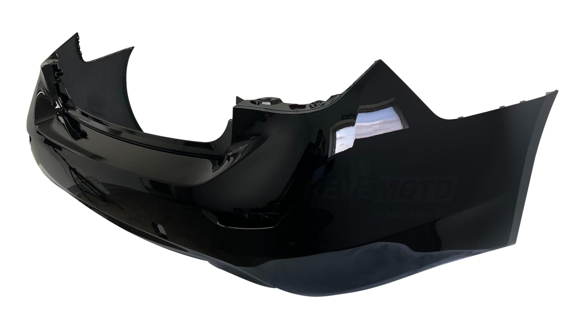 24632 - 2014-2017 Infiniti Q50 Rear Bumper Painted Black Obsidian (KH3) 850224GA0H IN1100152