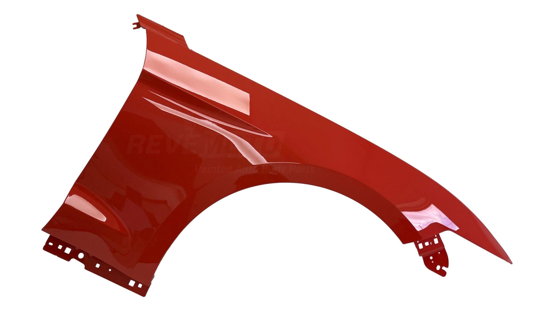 24716 - 2015-2017 Ford Mustang Fender Painted (Base; Except GT Model) Right, Passenger-Side Competition Orange (CY) FR3Z16005A FO1241296 ReveMoto Painted Auto Parts Replacement
