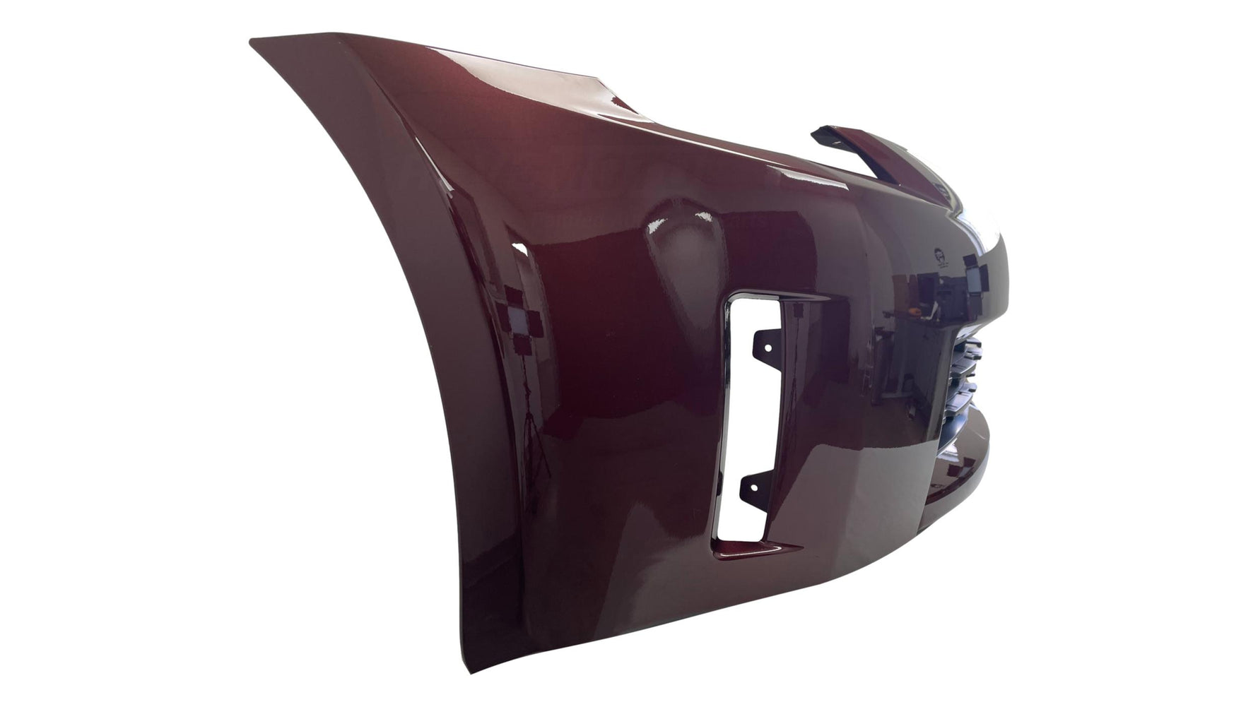 24733 - 2006-2009 Nissan 350Z Front Bumper Painted (w/o Nismo) New Maroon Metallic (L40) FBM22CF40H NI1000234