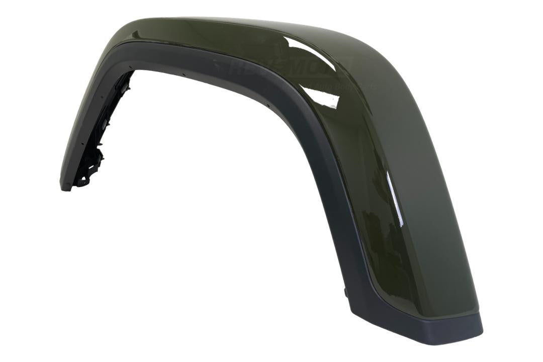 24923 - 2018-2023 Jeep Wrangler Rear Fender Flare Painted Right, Passenger-Side Sarge Green (PGG) 6AD74TZZAF