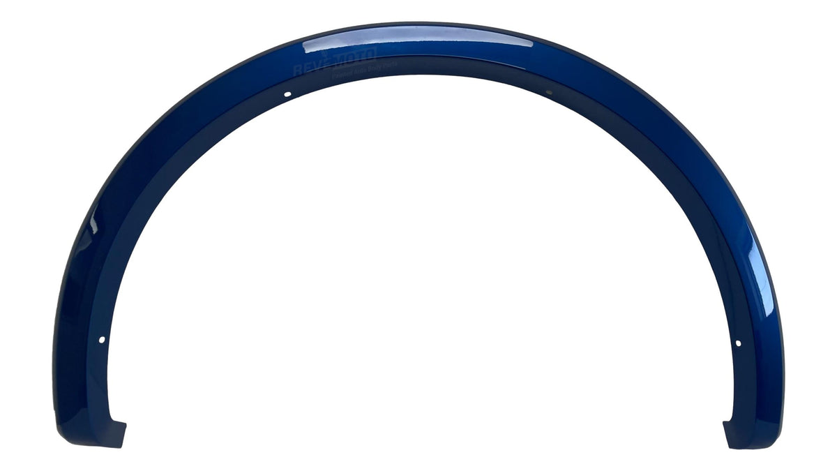 25109 - 2015-2020 Ford F150 Rear Fender Flare Painted Right, Passenger-Side Blue Lightning Metallic (N6) FL3Z9929164BA ReveMoto Replacement Painted Car Parts Painted Auto Parts